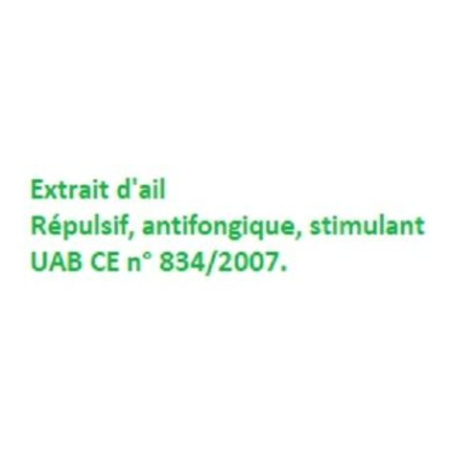 EXTRAIT D'AIL : répulsif, antifongique oïdium, stimulant_ACT