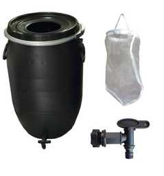 [FERMP220] Fermenteur Kit Complet 220L : filtre, robinet pour purins